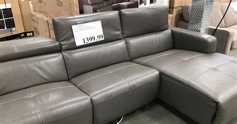 wilshire leather sectional costco.